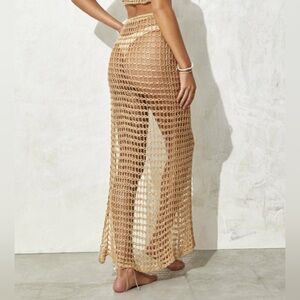 Flook The Label Malia Maxi Crochet Skirt Size Small